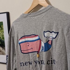 Vineyard Vines Heather Gray Crewneck Tee